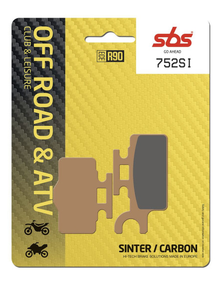 Plaquettes de frein SBS 752 SI Sinter