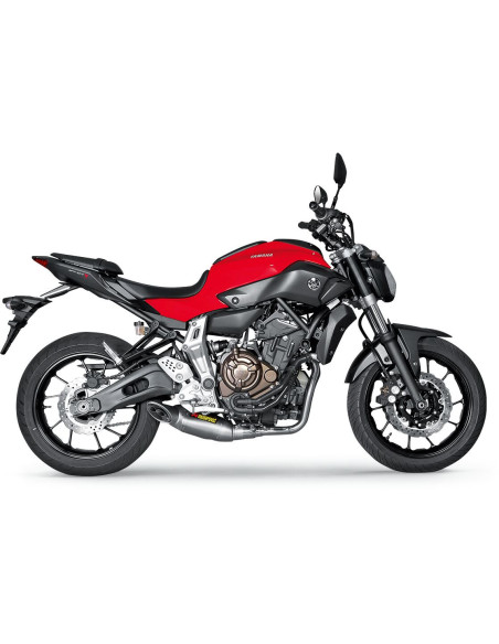 Ligne complète AKRAPOVIC Racing Line Titane, Inox Yamaha FZ-07/MT-07 2014-2016