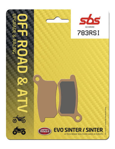 Plaquettes de frein SBS 783 RSI Sinter - Evo Sinter
