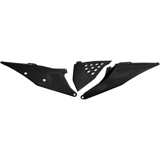 Plaques latérales ventilées - Noir - UFO KTM SX SX-F 2019-2021