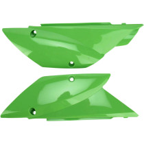 Plaques latérales - Vert - UFO Kawasaki 110 KLX 2010-2013