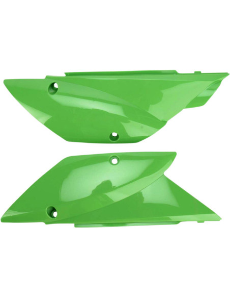 Plaques latérales - Vert - UFO Kawasaki 110 KLX 2010-2013