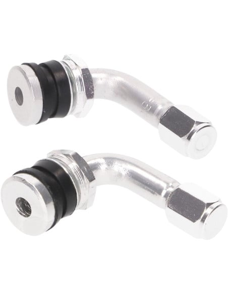 Paire de valves coudées 101 OCTANE Silver