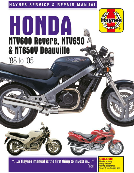Manuel entretien et réparation HAYNES Honda 600/650 NTV deauville 1988-2005 en Anglais