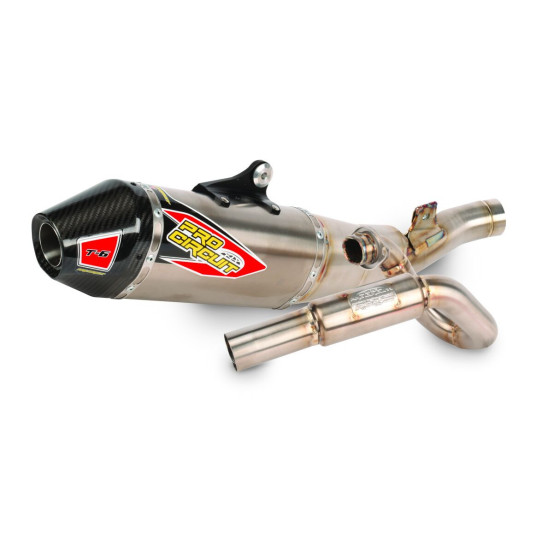 Ligne d'échappement Pro circuit TI-6 Titane Inox Kawasaki 450 KX-F 2024-2026
