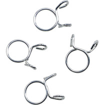 Kit 4 colliers de serrage durite FUEL STAR 14,3mm gris