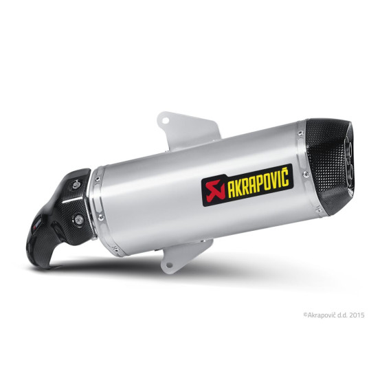 Silencieux AKRAPOVIC Inox Aprilia SRV 850 2012-2016, Gilera GP 800 2008-2015