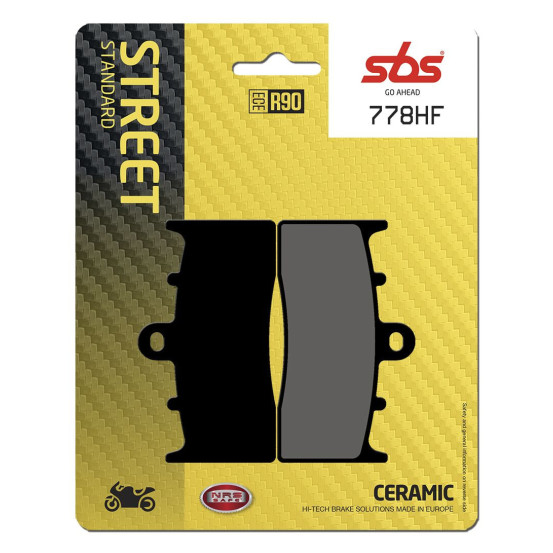 Plaquettes de frein SBS 778 HF Céramique