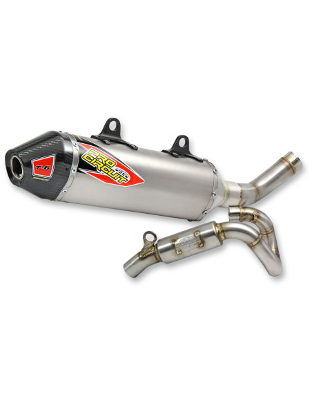 Ligne complète inox carbone Pro Circuit T-6 Husqvarna 250 FC 2017 KTM 250 SXF 2017