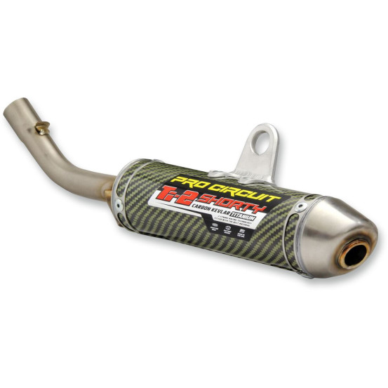 Silencieux Pro Circuit Ti-2 Shorty carbone kevlar KTM 65 SX 2016-2018 Husqvarna 65 TC 2017-2018