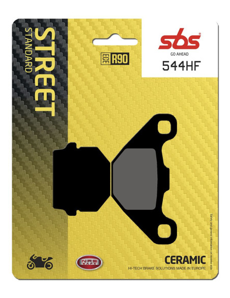 Plaquettes de frein SBS 544 HF Céramique