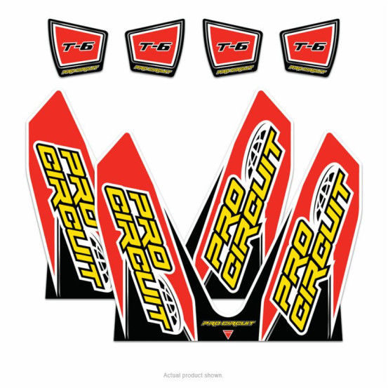 Stickers silencieux Pro Circuit T-6 Honda 250/450 CR-F