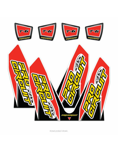 Stickers silencieux Pro Circuit T-6 Honda 250/450 CR-F