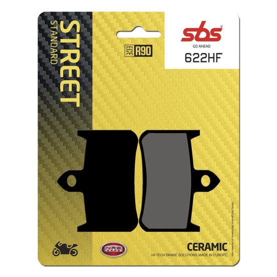 Plaquettes de frein SBS 622 HF Céramique