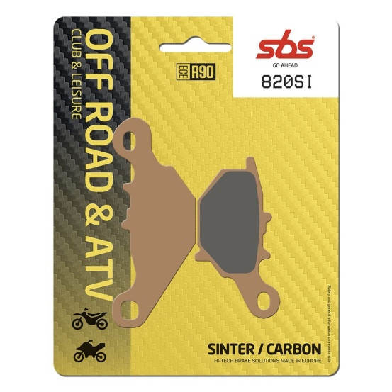 Plaquettes de frein SBS 820 SI Sinter