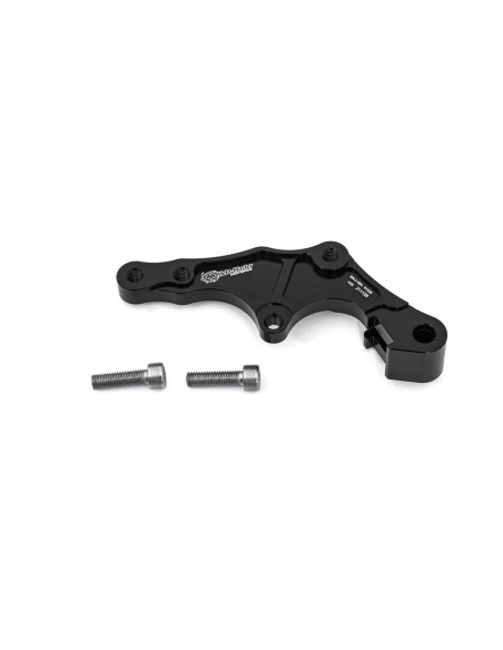 Patte de déport étrier origine MOTO MASTER - Disque SM Street 320mm - Pour étrier BRAKTEC - HUSQVARNA - GAS GAS