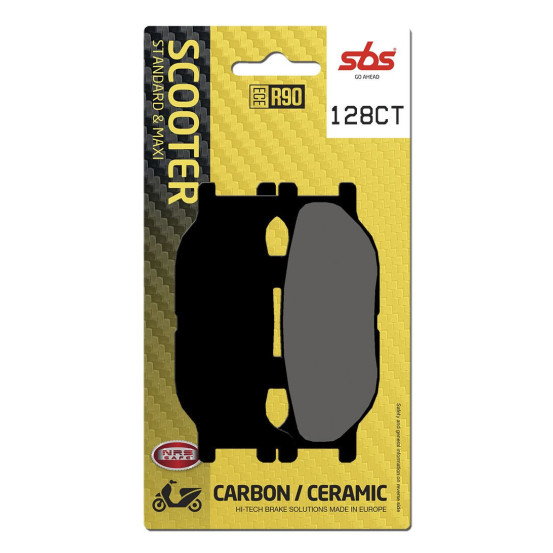 Plaquettes de frein SBS 128 CT Carbone Céramique