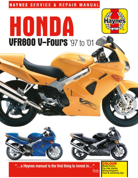 Manuel entretien et réparation HAYNES Honda 800 VFR 1997-2001 en Anglais