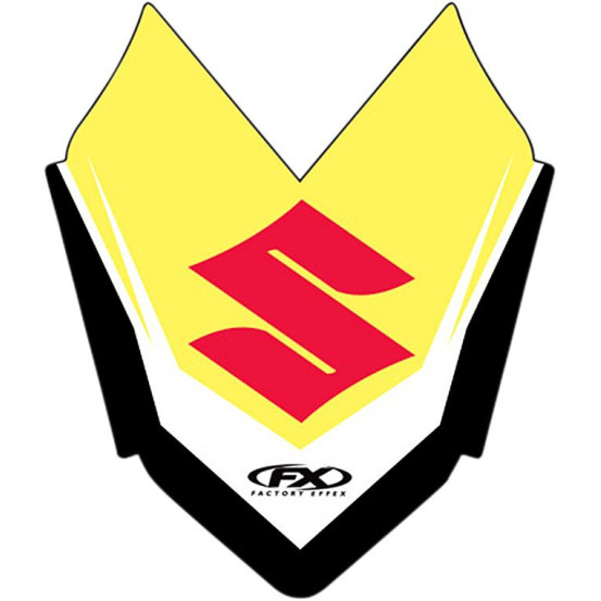 Autocollant garde-boue avant FACTORY EFFEX SUZUKI RM 80