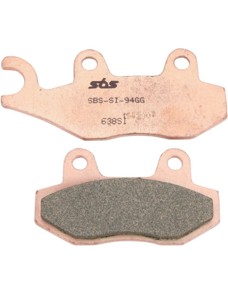 Plaquettes de frein SBS 638 SI Sinter