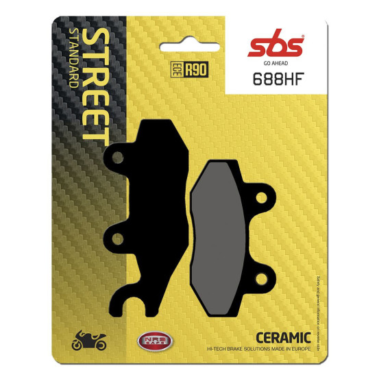 Plaquettes de frein SBS 688 HF Céramique