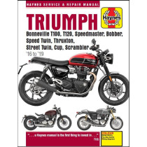 Manuel entretien et réparation HAYNES Triumph Bonneville, Speedmaster, Thruxton, Scrambler 2016-2019 en Anglais