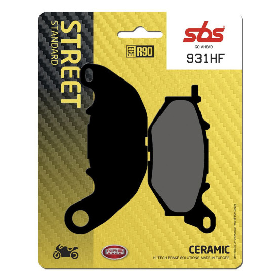 Plaquettes de frein SBS 931 HF Céramique
