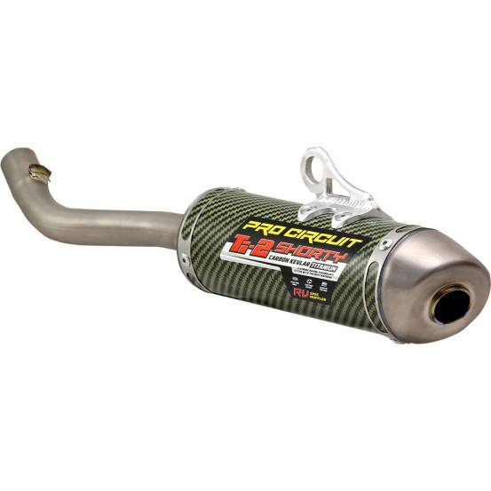 Silencieux carbonee Titane Pro Circuit Ti2 Yamaha 125 YZ 2002-2021