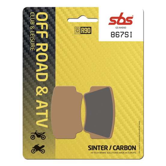 Plaquettes de frein SBS 867 SI Sinter