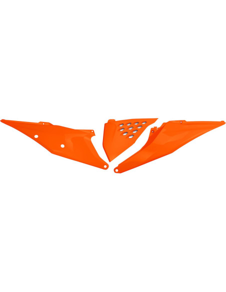 Plaques latérales ventilées - Orange - UFO KTM SX SX-F 2019-2021