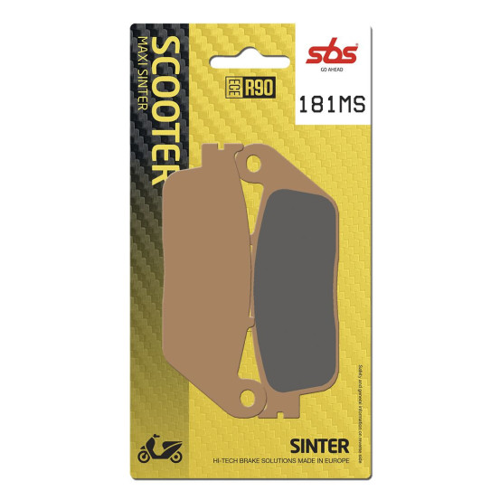 Plaquettes de frein SBS 181 MS Evo Sinter