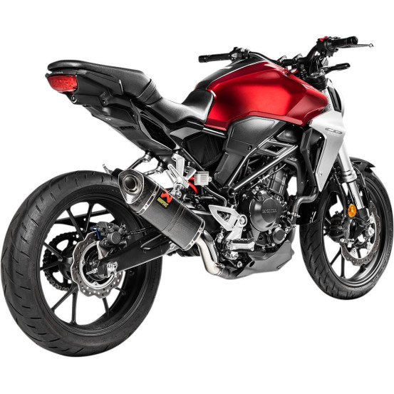 Silencieux AKRAPOVIC Carbone Honda CB 300 R 2018-2019