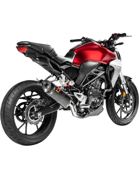 Silencieux AKRAPOVIC Carbone Honda CB 300 R 2018-2019