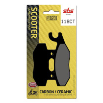 Plaquettes de frein SBS 119 CT Carbone Céramique