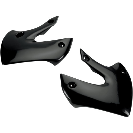 Ouies de radiateur - Noir - UFO Kawasaki 65 KX 2001-2013 / 110 KLX 2001-2009