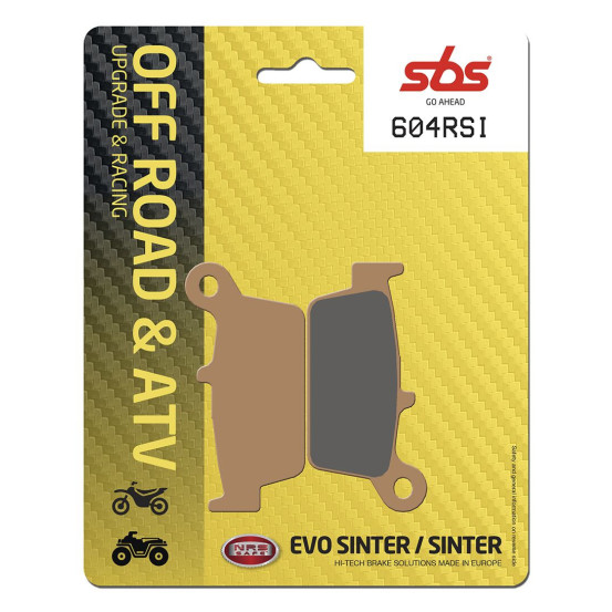 Plaquettes de frein SBS 604 RSI Sinter - Evo Sinter