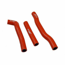 Durites de radiateur KSX renforcées silicone Husqvarna 125 TC 2016-2018 KTM 125 SX 2016-2018 Orange