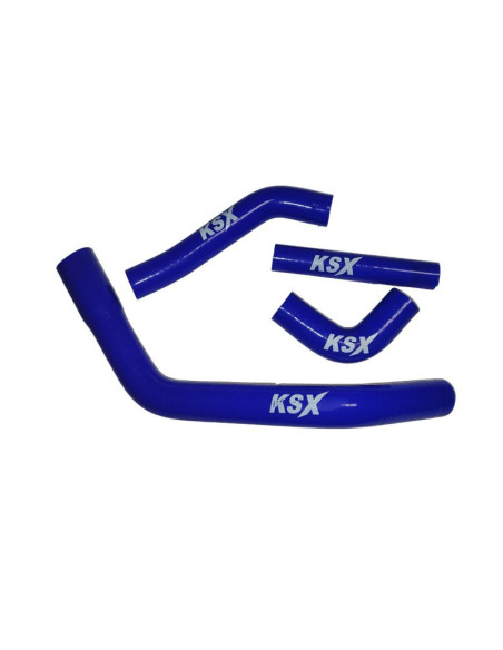 Durites de radiateur KSX renforcées silicone Yamaha 450 YZ-F 2023-2026 Bleu