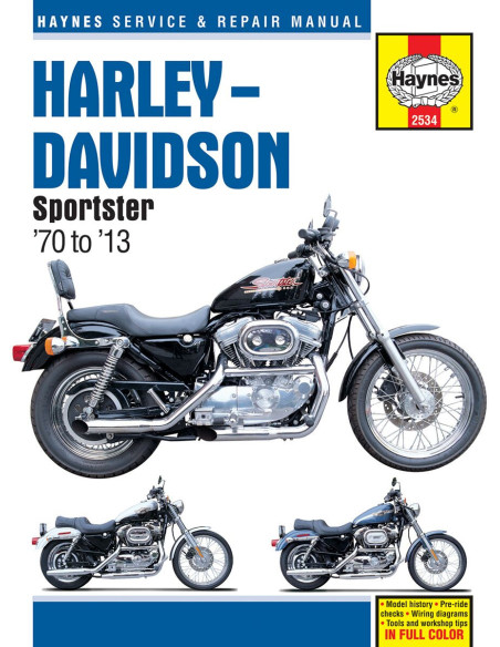 Manuel entretien et réparation HAYNES Harley Davidson Sportster 73-03 en Anglais