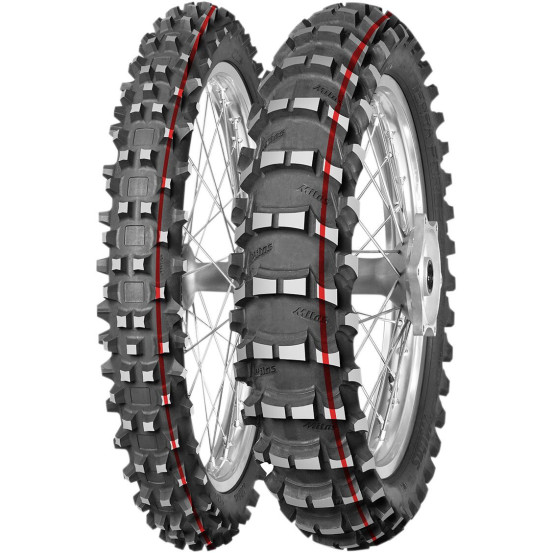 Pneu Avant Cross MITAS Terra Force-MX 80/100-21 Sable 51M TT Red
