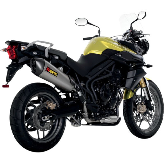 Silencieux AKRAPOVIC Titane TRIUMPH 800 Tiger/XC 2013-2016
