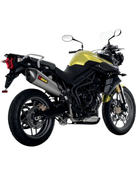 Silencieux AKRAPOVIC Titane TRIUMPH 800 Tiger/XC 2013-2016