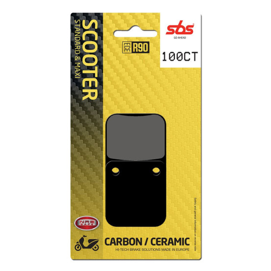 Plaquettes de frein SBS 100 CT Carbone Céramique