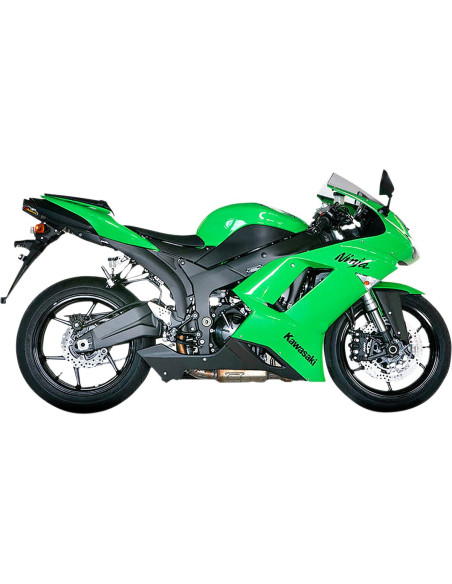 Silencieux AKRAPOVIC Titane Kawasaki ZX6R 2007-2008