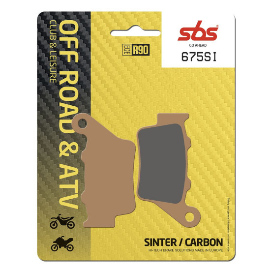 Plaquettes de frein SBS 675 SI Sinter