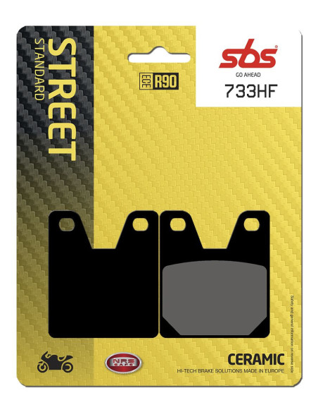 Plaquettes de frein SBS 733 HF Céramique