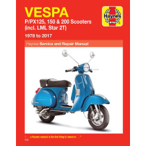 Manuel entretien et réparation HAYNES Vespa 125/150/200 P/PX LML 2T 1978-2017 en Anglais