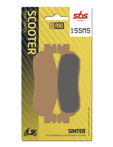 Plaquettes de frein SBS 155 MS Evo Sinter