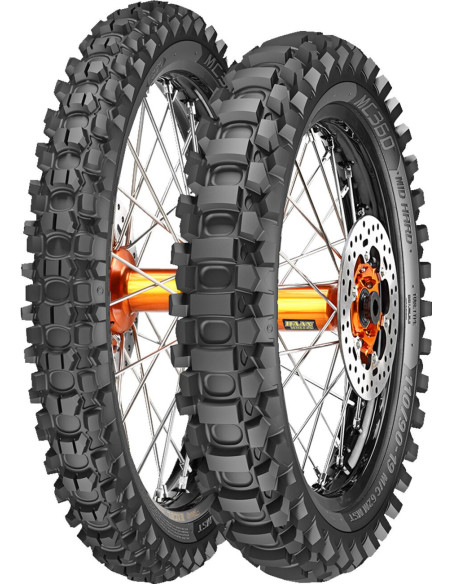 Pneu Avant Cross METZELER MC360 80/100-21 Mid Hard 51M TT NHS