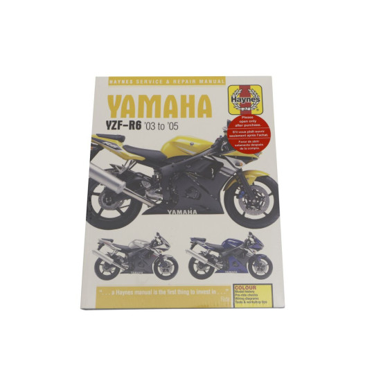 Manuel entretien et réparation HAYNES Yamaha YZF-R6 2003-2005 en Anglais